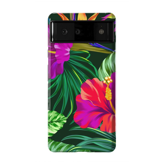 Pixel 6 StrongFit Cute Tropical Floral Pattern XVI by ArtsCase