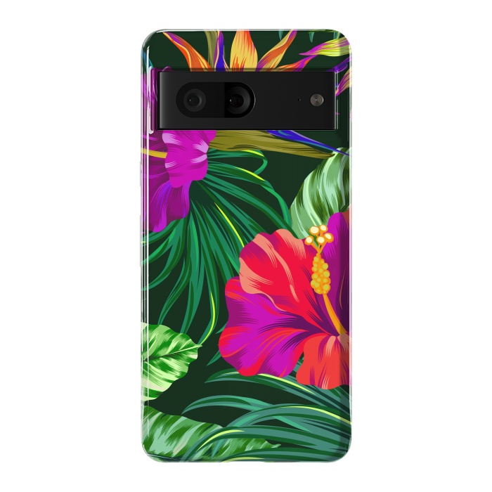 Pixel 7 StrongFit Cute Tropical Floral Pattern XVI by ArtsCase
