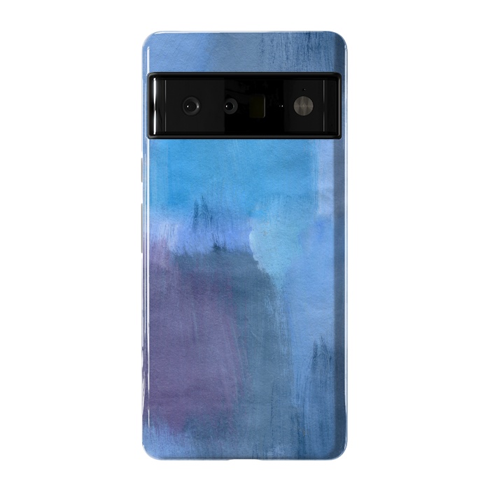 Pixel 6 Pro StrongFit Blue Ocean Abstract Painting by Nic Squirrell
