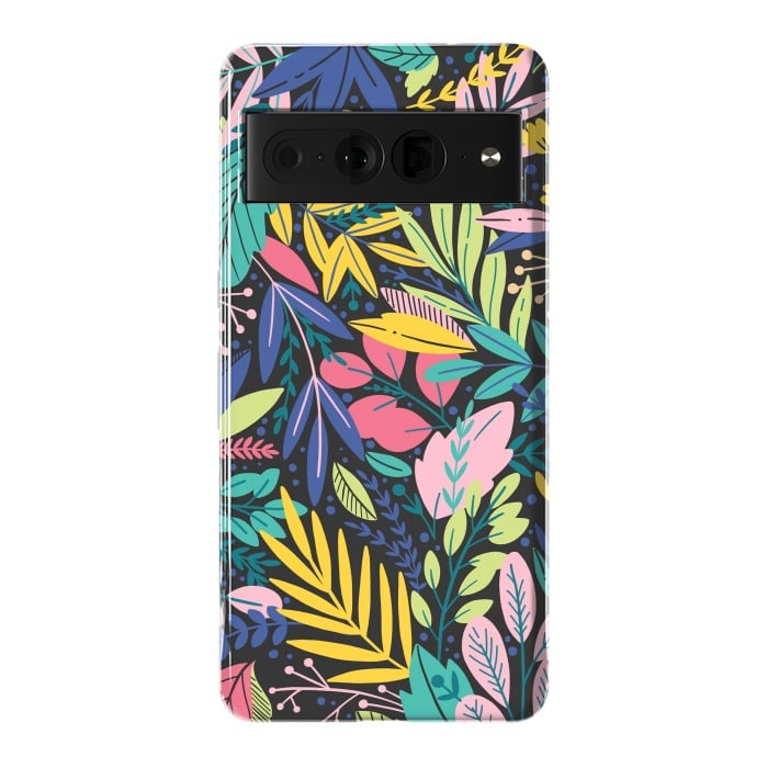 Pixel 7 Pro StrongFit Tropical Flowers by ArtsCase