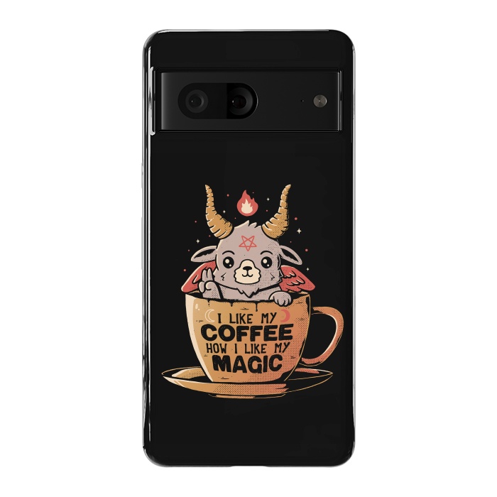 Pixel 7 StrongFit Black Coffee by eduely