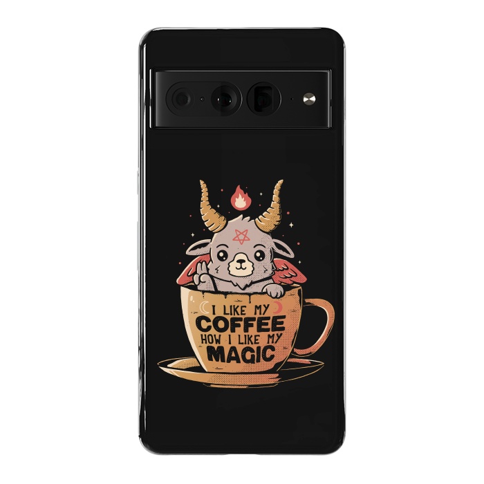 Pixel 7 Pro StrongFit Black Coffee by eduely