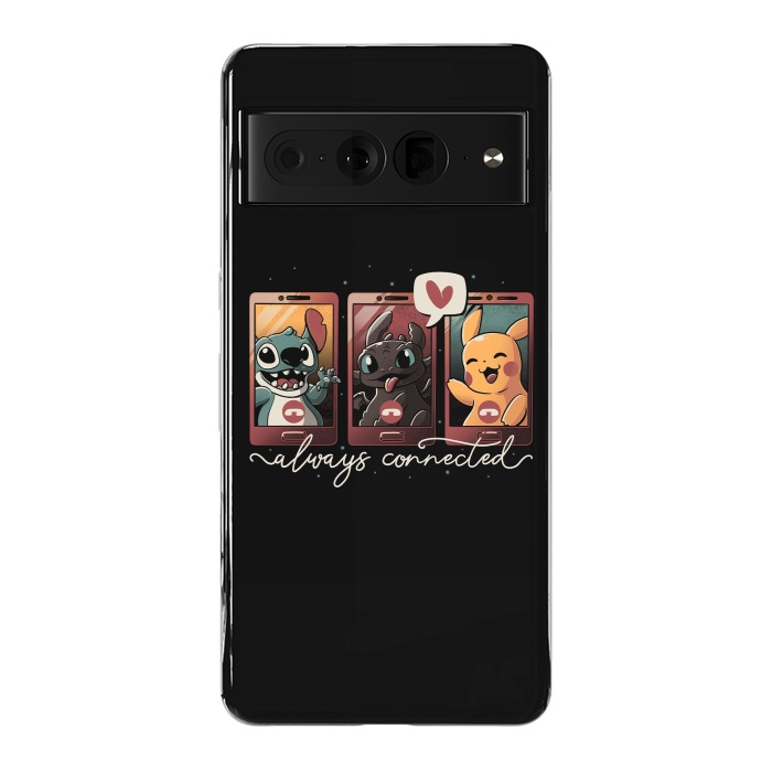 Pixel 7 Pro StrongFit Cute Connection by eduely