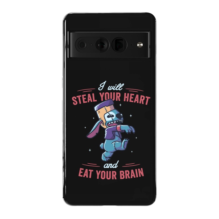 Pixel 7 Pro StrongFit I Will Steal Your Heart And Eat Your Brain by eduely
