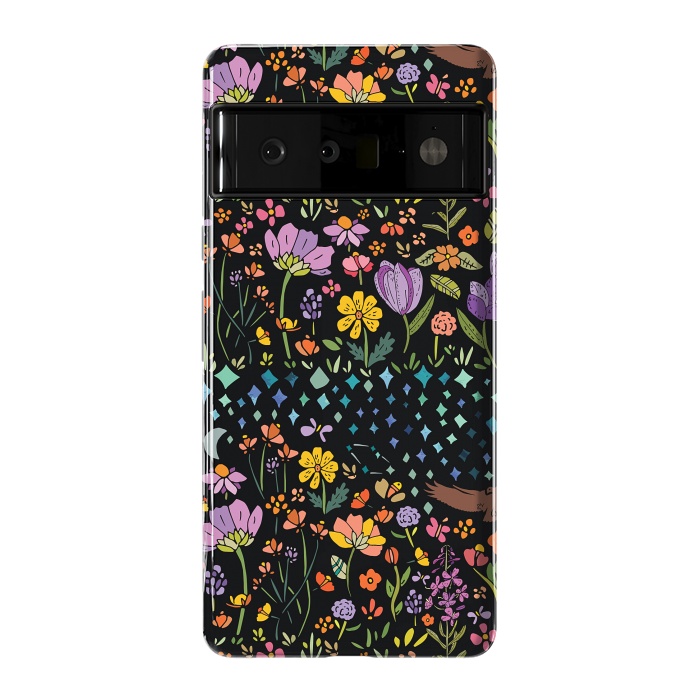 Pixel 6 Pro StrongFit Whimsical Night Forest II by Pom Graphic Design
