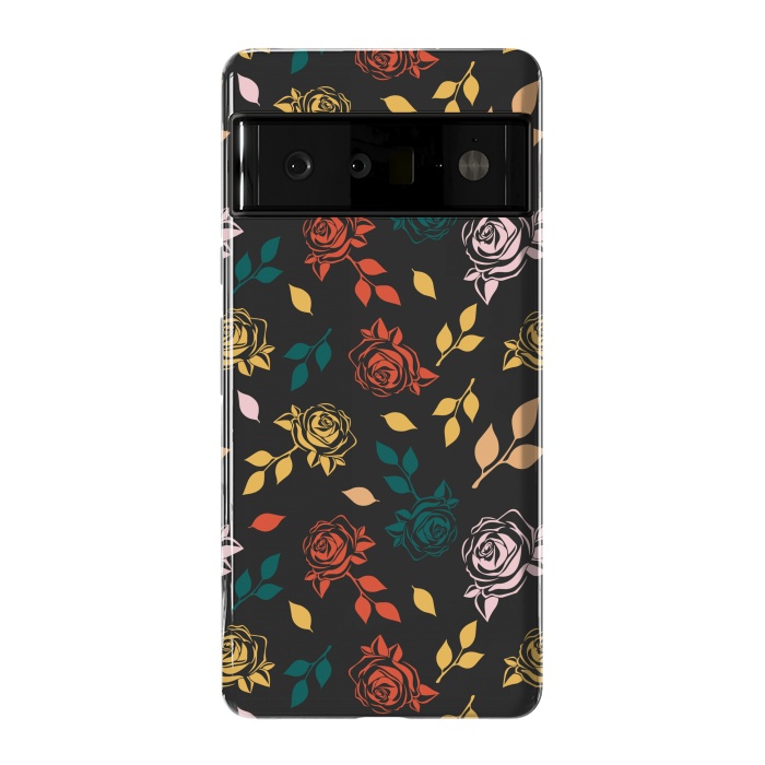 Pixel 6 Pro StrongFit Rose Floral by TMSarts