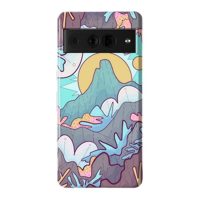 Pixel 7 Pro StrongFit Coral mountain reef by Steve Wade (Swade)