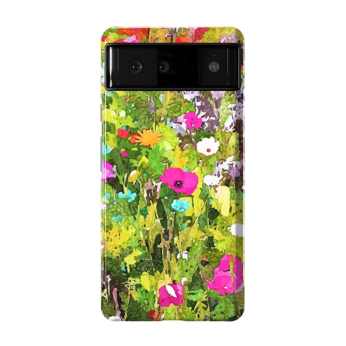 Pixel 6 StrongFit Meadow Flowers by Uma Prabhakar Gokhale