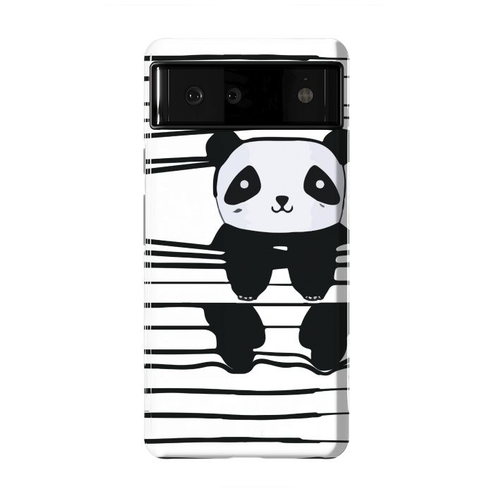 Pixel 6 StrongFit peek-a-boo panda by MALLIKA