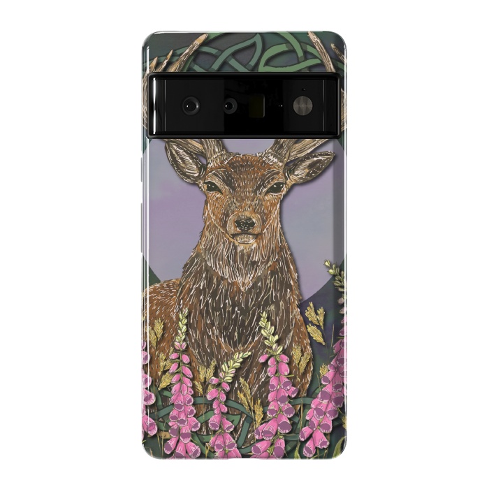 Pixel 6 Pro StrongFit Woodland Stag by Lotti Brown