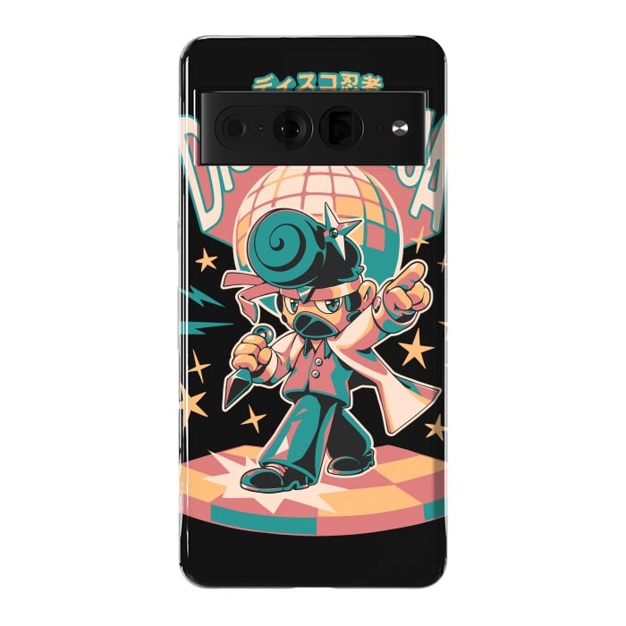 Pixel 7 Pro StrongFit Disco Ninja  by Ilustrata