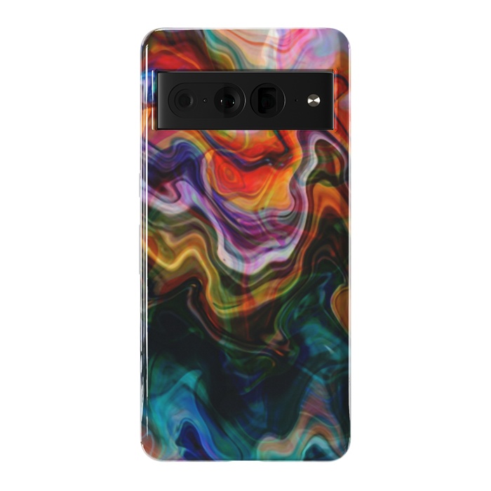Pixel 7 Pro StrongFit Digitalart Abstract Marbling G596 by Medusa GraphicArt