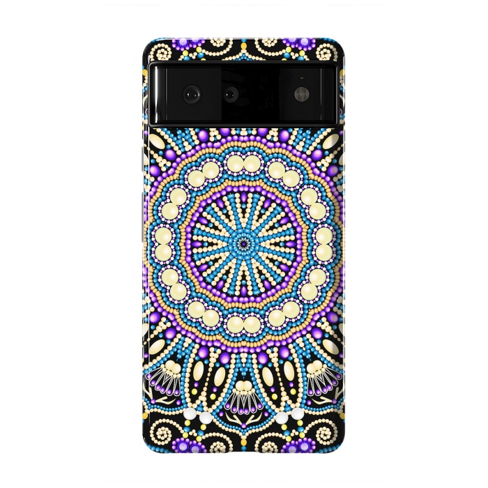 Pixel 6 StrongFit Ornament Bright Mandala by ArtsCase