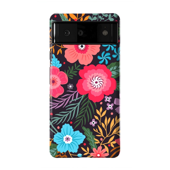 Pixel 6 StrongFit In love with the flowers by ArtsCase