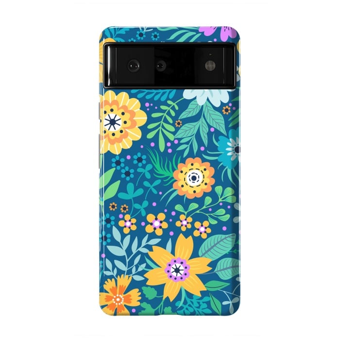 Pixel 6 StrongFit Yellow Flowers by ArtsCase