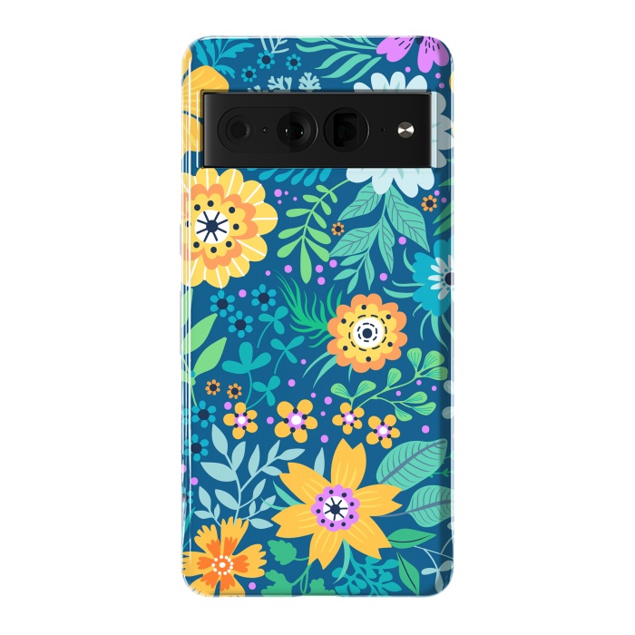 Pixel 7 Pro StrongFit Yellow Flowers by ArtsCase