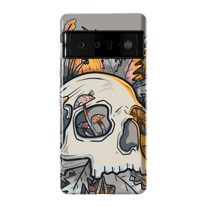 Pixel 6 Pro StrongFit The mushrooms and skull by Steve Wade (Swade)