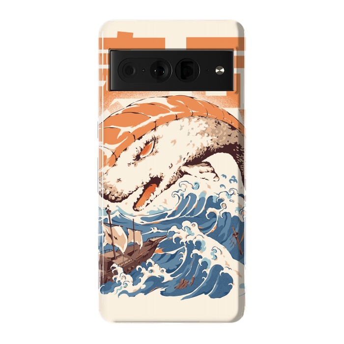 Pixel 7 Pro StrongFit Moby Sushi by Ilustrata