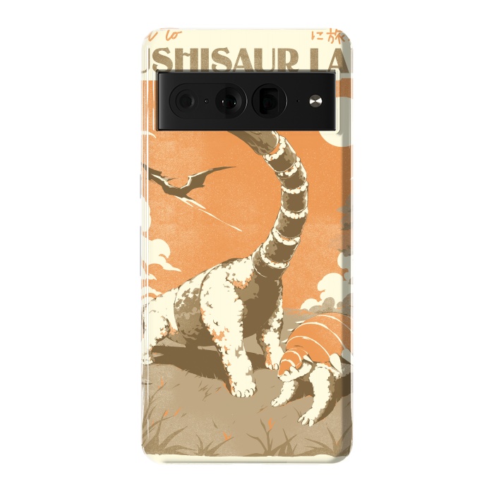 Pixel 7 Pro StrongFit Sushisaur Land by Ilustrata