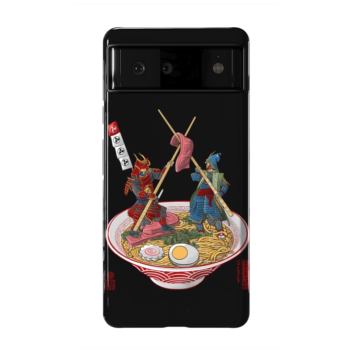 Pixel 6 StrongFit Ramen samurais by Alberto