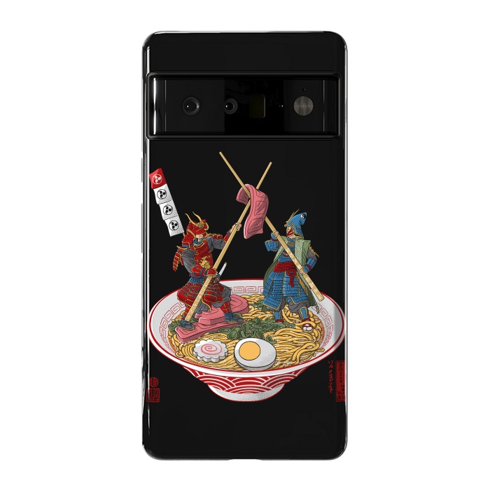 Pixel 6 Pro StrongFit Ramen samurais by Alberto