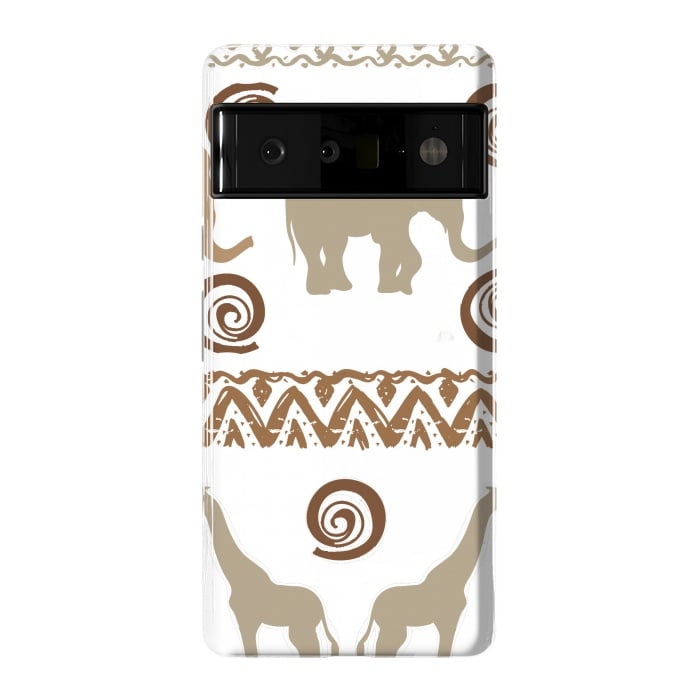 Pixel 6 Pro StrongFit giraffe and elephant by haroulita