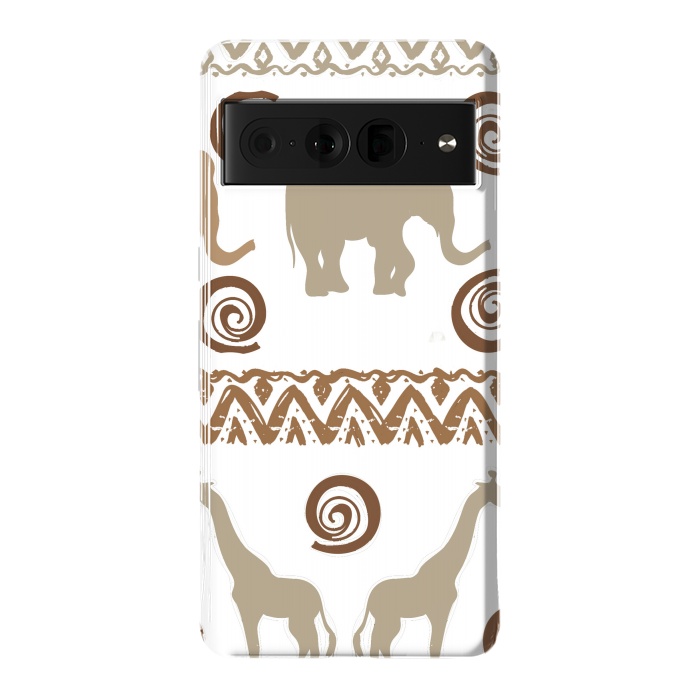 Pixel 7 Pro StrongFit giraffe and elephant by haroulita