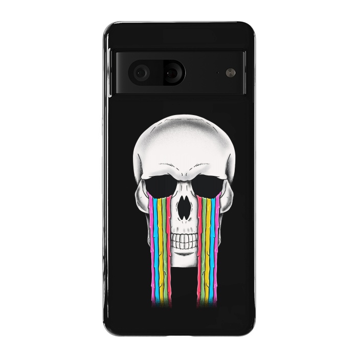 Pixel 7 StrongFit Skull Crying by Coffee Man