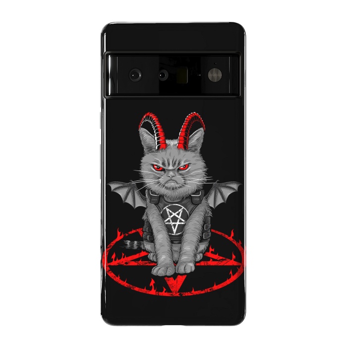Pixel 6 Pro StrongFit demon cat by Alberto