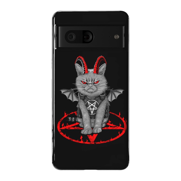 Pixel 7 StrongFit demon cat by Alberto