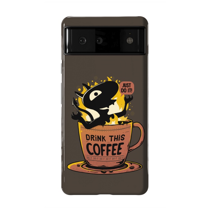 Pixel 6 StrongFit Luci Coffee by eduely
