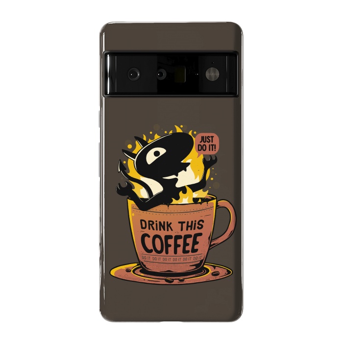 Pixel 6 Pro StrongFit Luci Coffee by eduely