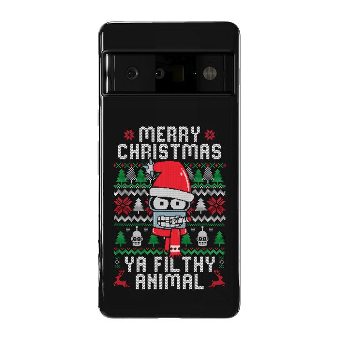 Pixel 6 Pro StrongFit Merry Christmas Ya Filthy Animal by eduely