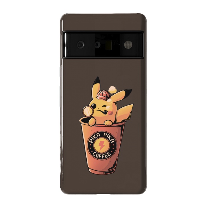 Pixel 6 Pro StrongFit Pika Pika Coffee by eduely