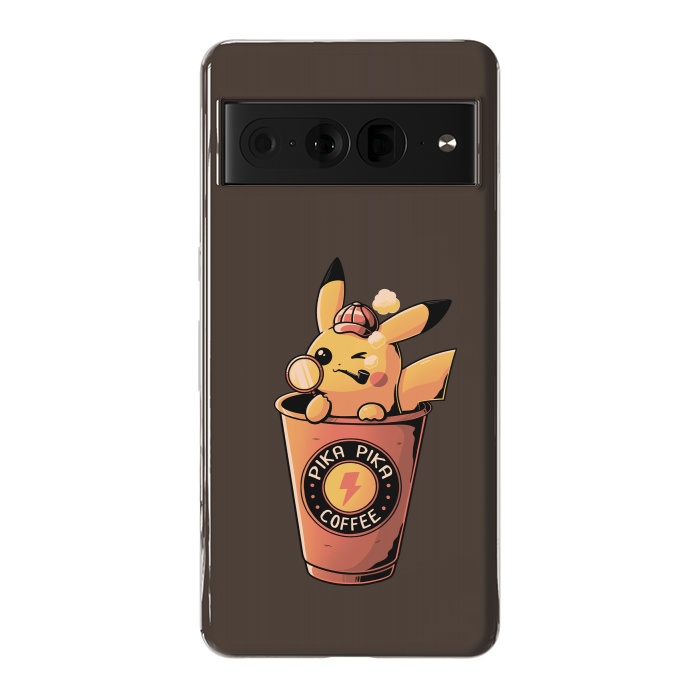 Pixel 7 Pro StrongFit Pika Pika Coffee by eduely
