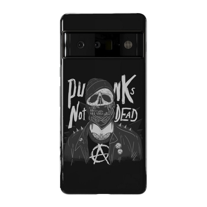 Pixel 6 Pro StrongFit Punk Skull by eduely