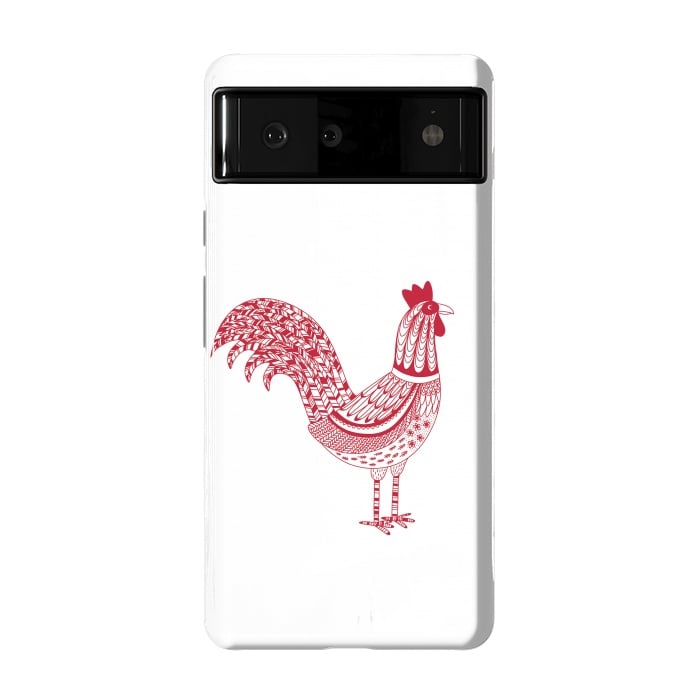 Pixel 6 StrongFit The Most Magnificent Rooster in the Chicken Coop by Nic Squirrell