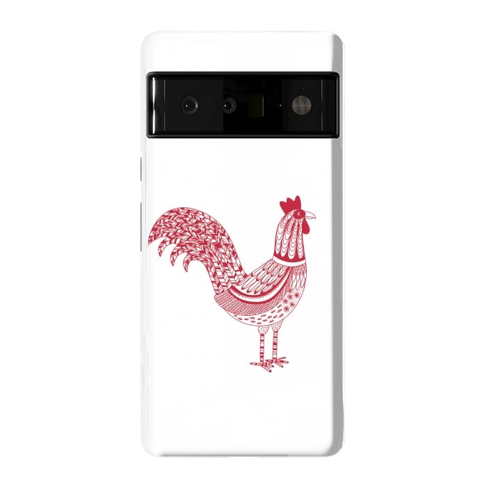 Pixel 6 Pro StrongFit The Most Magnificent Rooster in the Chicken Coop by Nic Squirrell