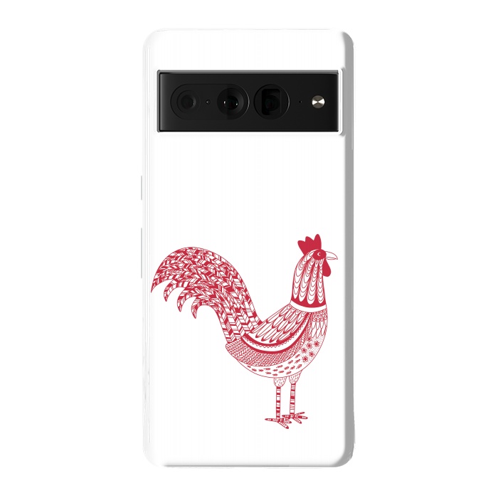 Pixel 7 Pro StrongFit The Most Magnificent Rooster in the Chicken Coop by Nic Squirrell