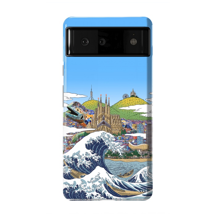 Pixel 6 StrongFit The great wave in Barcelona by Alberto