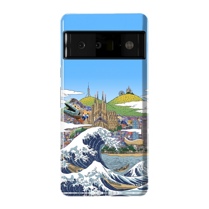 Pixel 6 Pro StrongFit The great wave in Barcelona by Alberto