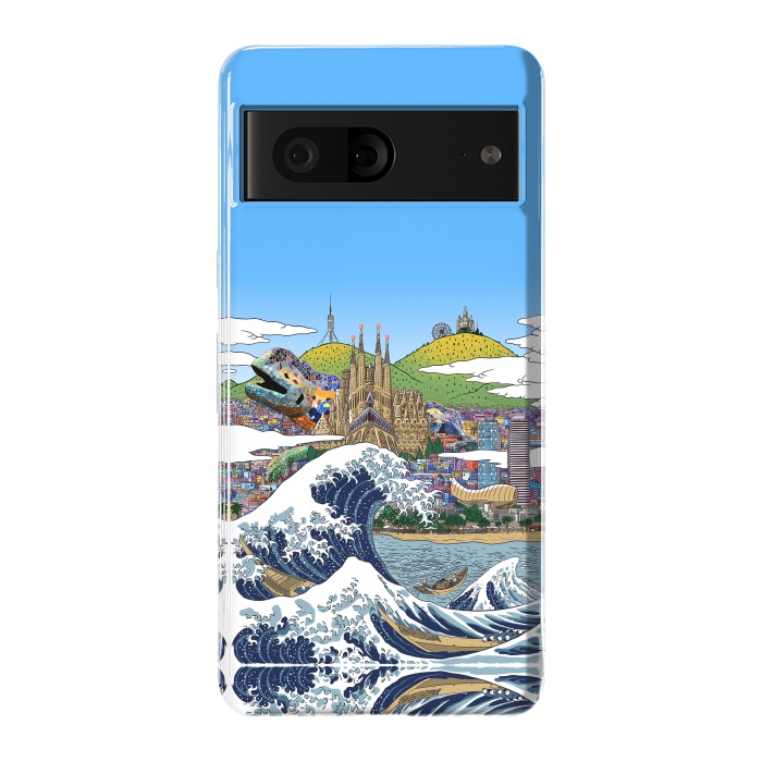 Pixel 7 StrongFit The great wave in Barcelona by Alberto