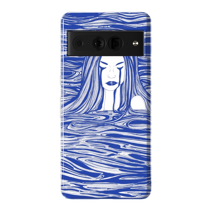 Pixel 7 Pro StrongFit Blue Sea Nymph by ECMazur 