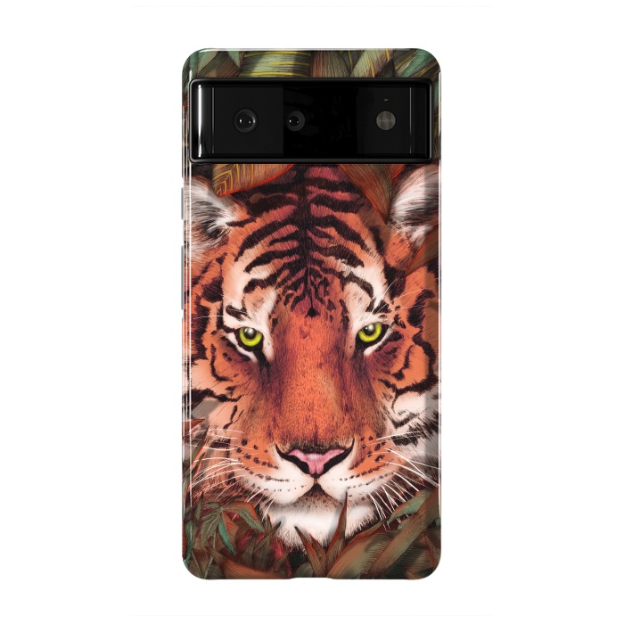 Pixel 6 StrongFit Jungle Tiger Majesty Colour Version by ECMazur 