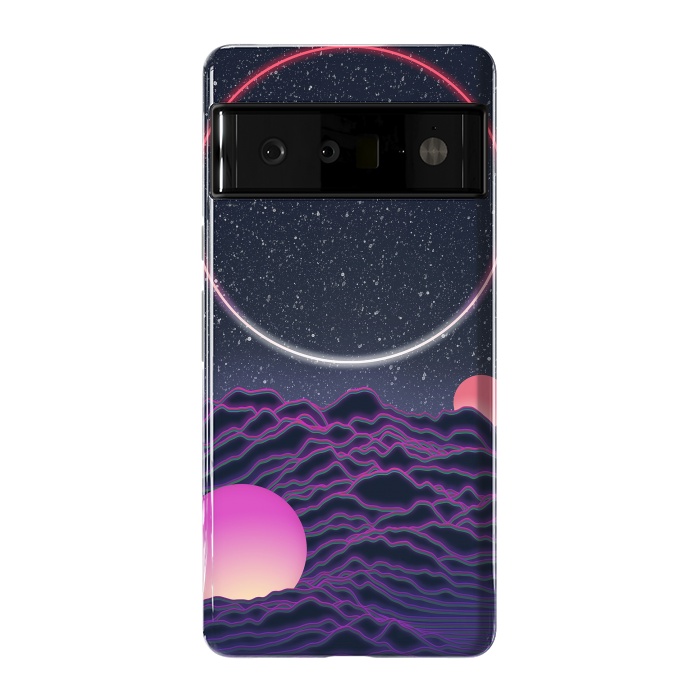 Pixel 6 Pro StrongFit Neon Moonscape by amini54