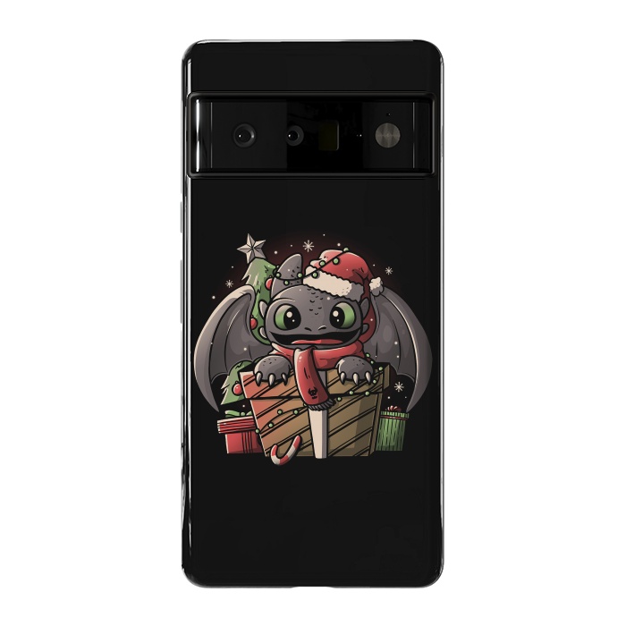 Pixel 6 Pro StrongFit Dragon Anatomy Cute Funny Dragon Gift by eduely