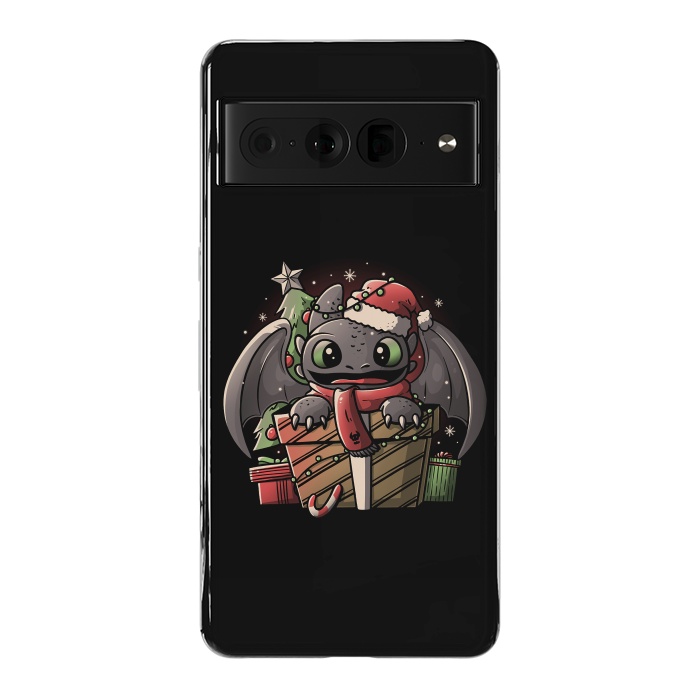 Pixel 7 Pro StrongFit Dragon Anatomy Cute Funny Dragon Gift by eduely