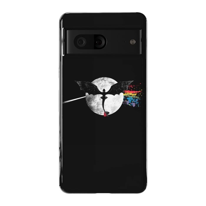 Pixel 7 StrongFit Dragon Side of the Moon Cute Funny Gift by eduely