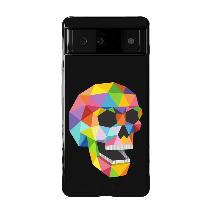 Pixel 6 StrongFit Skull Polygons by Coffee Man