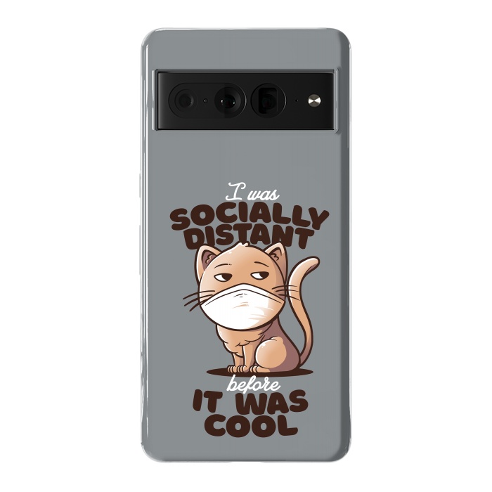 Pixel 7 Pro StrongFit Socially Distant Cat by eduely